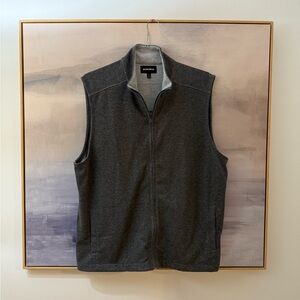 Bonobos Men's Gray Slim Fit Zip Up Vest